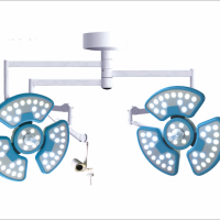 LED手術無影燈價格廠家吊式雙頭燈移動手術燈壁掛手術燈